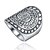 cheap Rings-Men&#039;s Women&#039;s Statement Ring Silver Alloy Geometric Carved Daily Casual Jewelry Flower