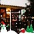 abordables Rideaux-Noël STARHOUSE Autocollant de Fenêtre Salle à manger / Chambre à coucher / bureau PVC / Vinyl