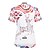 abordables Ropa de ciclismo para mujer-ILPALADINO Mujer Manga Corta Maillot de Ciclismo Verano Poliéster Blanco Gracioso Talla Grande Bicicleta Camiseta / Maillot Cima Ciclismo de Montaña Ciclismo de Pista Resistente a los UV Secado