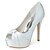 cheap Wedding Shoes-Women&#039;s Satin Spring / Summer / Fall Stiletto Heel Golden / Champagne / Ivory / Wedding / Party &amp; Evening