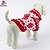 cheap Dog Clothes-Cat Dog Sweater Hoodie Puppy Clothes Floral Botanical Christmas New Year&#039;s Winter Dog Clothes Puppy Clothes Dog Outfits Red Costume for Girl and Boy Dog Cotton XS S M L XL