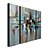 preiswerte Abstrakte Gemälde-Handgemalte Abstrakt Panorama,Modern Drei Paneele Hang-Ölgemälde For Haus Dekoration