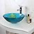 cheap Vessel Sinks-Bathroom Sink / Bathroom Faucet / Bathroom Mounting Ring Contemporary - Tempered Glass Round Vessel Sink