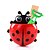 cheap Bathroom Gadgets-ZIQIAO Multifunctional Lovely Ladybug Powerful Cupule With Storage Boxes (Random Colors)
