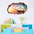 preiswerte Wand-Sticker-Stillleben / Landschaft / Transport Wand-Sticker 3D Wand Sticker,pvc 60*90cm