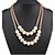 cheap Strand Necklaces-Women&#039;s Pearl Layered Necklace Pearl Necklace Double Mother Daughter Ball Ladies Fashion European Double-layer Pearl Alloy Screen Color Necklace Jewelry For Special Occasion Birthday Gift