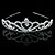 cheap Headpieces-Alloy Crown Tiaras with 1 Piece Wedding / Special Occasion Headpiece