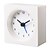cheap Alarm Clocks-Basic Economical White Vackis Alarm Clock