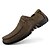 رخيصةأون أحذية أوكسفورد للرجال-رجالي أوكسفورد أحذية جلدية أحذية الراحة فضفاض الأماكن المفتوحة المكتب &amp; الوظيفة جلد ضد الزحلقة أسود براون أسود كاكي الخريف الربيع / دانتيل / EU40