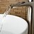 billige Klassisk-Håndvasken vandhane - Vandfald Nikkel Børstet Centersat Enkelt håndtag Et HulBath Taps