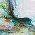 billiga Abstrakta målningar-Hang målad oljemålning HANDMÅLAD - Abstrakt Klassisk Traditionell Moderna Inkludera innerram / Sträckt kanfas