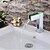 preiswerte Waschbeckenarmaturen-Waschbecken Wasserhahn - Sensor Chrom deckenmontiert Hände frei Ein LochBath Taps