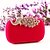 cheap Clutches &amp; Evening Bags-Women&#039;s Evening Bag Suede Metal PU Leather Formal Wedding Party Crystal / Rhinestone Black Red Blue