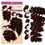 abordables Extensions cheveux couleurs dégradées-4 offres groupées Cheveux Brésiliens Ondulation profonde Cheveux humains Précolorée Tissages Cheveux 8-12 pouce Tissages de cheveux humains Grosses soldes Extensions de cheveux humains