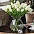 olcso Művirág-pu európai stílusú csokor asztali virág 10ágú 33cm