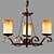 cheap Chandeliers-IKEA Study The living Room Antique Candle lamp Iron Chandelier
