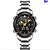 cheap Dress Classic Watches-Men&#039;s Wrist watch Quartz Japanese Quartz Alarm Calendar / date / day Chronograph Water Resistant / Water Proof LCD Stainless Steel Band