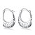 preiswerte Ohrringe-Damen Tropfen-Ohrringe Ausgehöhlt damas Sterlingsilber versilbert Ohrringe Schmuck Weiß Für Hochzeit Party Alltag