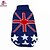 cheap Dog Clothes-Cat Dog Sweater Puppy Clothes National Flag Casual / Daily Fashion Winter Dog Clothes Puppy Clothes Dog Outfits Blue Costume for Girl and Boy Dog Cotton XS S M L XL XXL