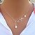 cheap Necklaces-Women&#039;s Pearl Beaded Necklace Pearl Necklace Lariat Drop Ladies Fashion Pearl Imitation Pearl Alloy Necklace Jewelry For Party Wedding Casual Daily