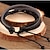 cheap Trendy Jewelry-Women&#039;s Wrap Bracelet Leather Bracelet Layered Plaited Wrap Twisted Cheap Ladies Basic Casual Vintage Multi Layer Leather Bracelet Jewelry Black / Brown For Party Casual Daily Cosplay Costumes
