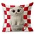 cheap Throw Pillows &amp; Covers-Country Animal Pattern Cotton/Linen Decorative Pillow Cover