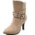 cheap Women&#039;s Boots-Women&#039;s Stiletto Heel Lace-up Synthetic 25.4-30.48 cm / Mid-Calf Boots Spring / Summer / Fall Black / Beige / Gray / Party &amp; Evening