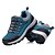 cheap Men&#039;s Athletic Shoes-Men&#039;s Shoes Tulle Suede Winter Fall Hiking Shoes Buckle Split Joint Lace-up for Grey Sliver and Blue Dark Green