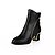 cheap Women&#039;s Boots-Women&#039;s Shoes Leather Chunky Heel Combat Boots Boots Party &amp; Evening / Dress / Casual Black / Burgundy