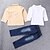 cheap Sets-Toddler Clothing Set Long Sleeve Blue Solid Colored Regular