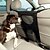זול מוצרי חובה לטיולי כלבים-כלב כיסוי מושב לרכב חיות מחמד מנשאים מתקפל אחיד שחור