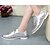 abordables Zapatos Oxford de mujer-Mujer Zapatos Cuero Otoño Tacón Bajo Plata
