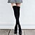 abordables Chaussettes et collants-Bas Chaud - Mosaïque Coton Femme Noir Taille unique
