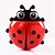 cheap Bathroom Gadgets-ZIQIAO Multifunctional Lovely Ladybug Powerful Cupule With Storage Boxes (Random Colors)