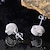 cheap Earrings-Women&#039;s Stud Earrings Ladies Elegant Bridal Silver Plated Earrings Jewelry Silver For Wedding Party Daily