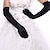 cheap Party Gloves-Spandex / Polyester Elbow Length Glove Classical / Bridal Gloves / Party / Evening Gloves With Solid Wedding / Party Glove