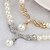 cheap Jewelry Sets-Women&#039;s Jewelry Set Ladies Pearl Earrings Jewelry Golden / Silver For Wedding Party Daily Casual / Necklace