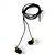 זול אוזניות-באוזן חוטי אוזניות דִינָמִי Aluminum Alloy טלפון נייד אֹזְנִיָה עם בקרת עוצמת הקול עם מיקרופון אוזניות