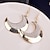 preiswerte Ohrringe-Tropfen-Ohrringe Aleación Silber Golden Schmuck Für Hochzeit Party Alltag Normal 2 Stück