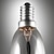 preiswerte Strahlende Glühlampen-1pc 3 W E14 C32 Warmes Weiß 2300 k Glühbirne Vintage Edison Glühbirne 220 V / 220-240 V