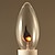 abordables Ampoules incandescentes-1pc 3 W E14 C32 Blanc Chaud 2300 k Ampoule incandescente Edison Vintage 220 V / 220-240 V