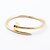 baratos Pulseira-Mulheres Bracelete Clássico Fashion Aço Inoxidável Pulseira de jóias Prata / Rosa / Dourado Para Presentes de Natal Casamento Festa Diário Casual / Chapeado Dourado