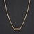 cheap Necklaces-Women&#039;s Pendant Necklace Bar Dainty Ladies Simple Simple Style Gold Plated Alloy Gold Silver Necklace Jewelry For Special Occasion Birthday Gift