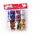 billige Julepynt-12 stk 2,5 cm fargerik side trommer juletrær og fest dekorasjon