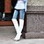 cheap Women&#039;s Boots-Women&#039;s Knee High Boots Stiletto Heel Zipper Leatherette 35.56-40.64 cm / &gt;50.8 cm / Knee High Boots Fall / Winter Black