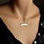 cheap Necklaces-Women&#039;s Pendant Necklace Bar Dainty Ladies Simple Simple Style Gold Plated Alloy Gold Silver Necklace Jewelry For Special Occasion Birthday Gift