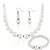 cheap Jewelry Sets-Women&#039;s Clear Jewelry Set Earrings Jewelry White For Party Gift Wedding Party