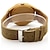 cheap Dress Classic Watches-Men&#039;s Quartz Wrist Watch Fashion Leather Band Casual Unique Creative Watch Wood Khaki