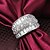 cheap Rings-Band Ring Silver Sterling Silver Zircon Rhinestone Ladies 6 7 8 / Silver Plated / Women&#039;s / Silver Plated