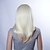 billige Syntetiske parykker med blonder-Syntetiske parykker Rett Dame Blonde Forside Syntetisk hår